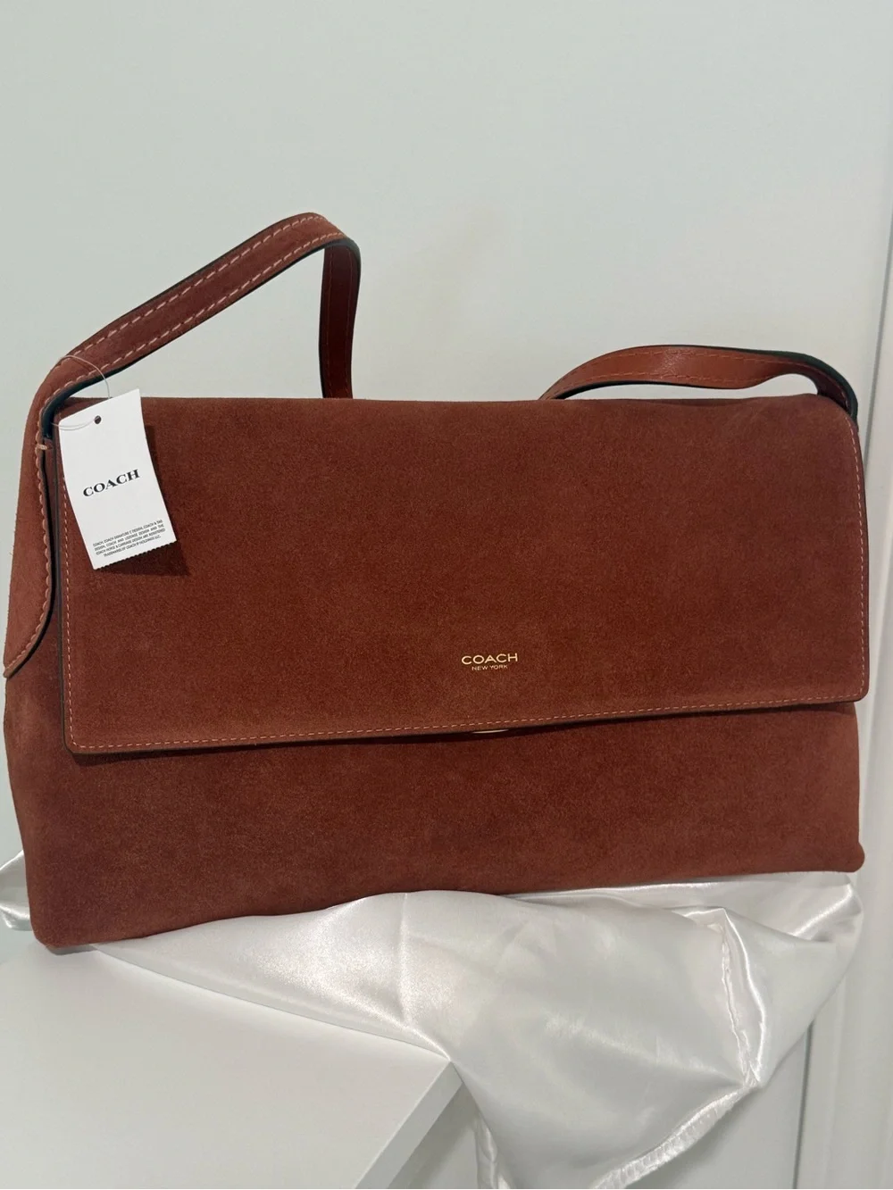 Coach Chelsea 36 in Suede Clay - NWT